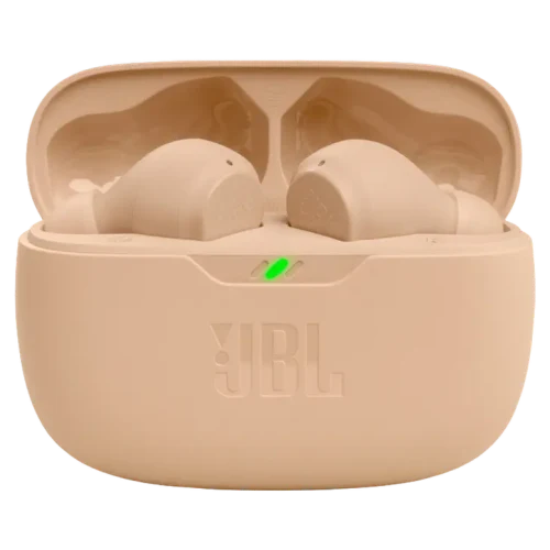 Căști JBL Wave Beam, Fără fir, Bej