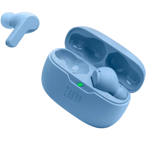 Căști JBL Wave Beam, Fără fir, Albastru