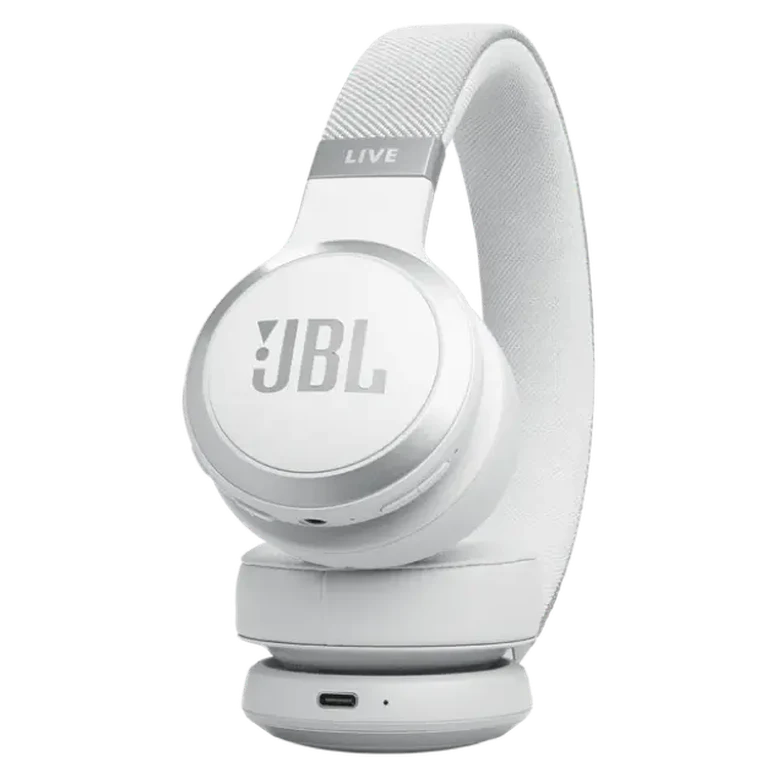 Căști JBL LIVE670NC, Cu fir / Fără fir, Alb 2