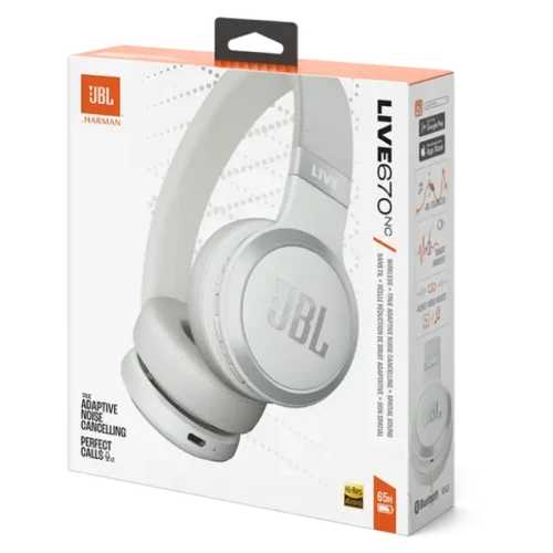 Наушники JBL LIVE670NC, Проводные / Беспроводные, Белый