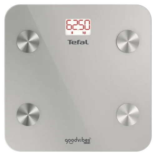 Cântar de podea Tefal Goodvibes Life BM9600S1, Argintiu