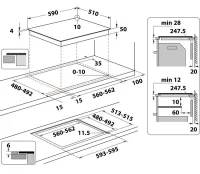 Индукционная панель Whirlpool WS Q7360 NE, Черный 4