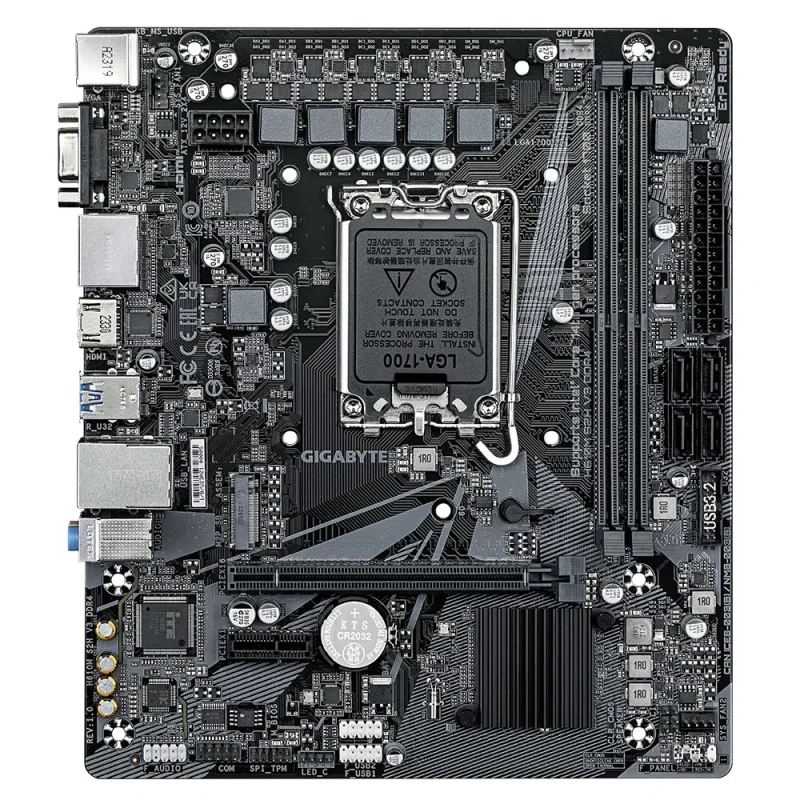Placă de bază GIGABYTE H610M S2H V3 DDR4, Black 2