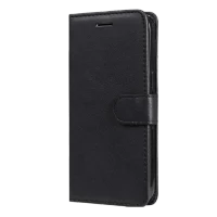 Flip case Smooth/plain leather for Samsung A05S Black 3