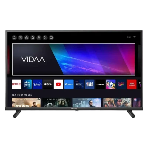 32" LED SMART TV Hisense 32A5KQ, QLED 1920x1080 FHD, VIDAA OS, Black
