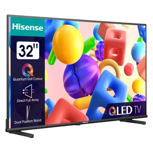 32" LED SMART TV Hisense 32A5KQ, QLED 1920x1080 FHD, VIDAA OS, Black