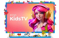 32" LED SMART Телевизор KIVI KidsTV, 1920x1080 FHD, Android TV, Синий 11