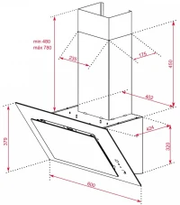 Hota Teka DVT 68660 TBS BK, Negru 4
