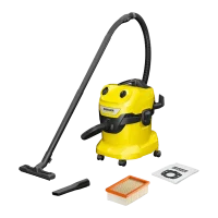 Пылесос Karcher WD 4 V-20/5/22, Желтый 3