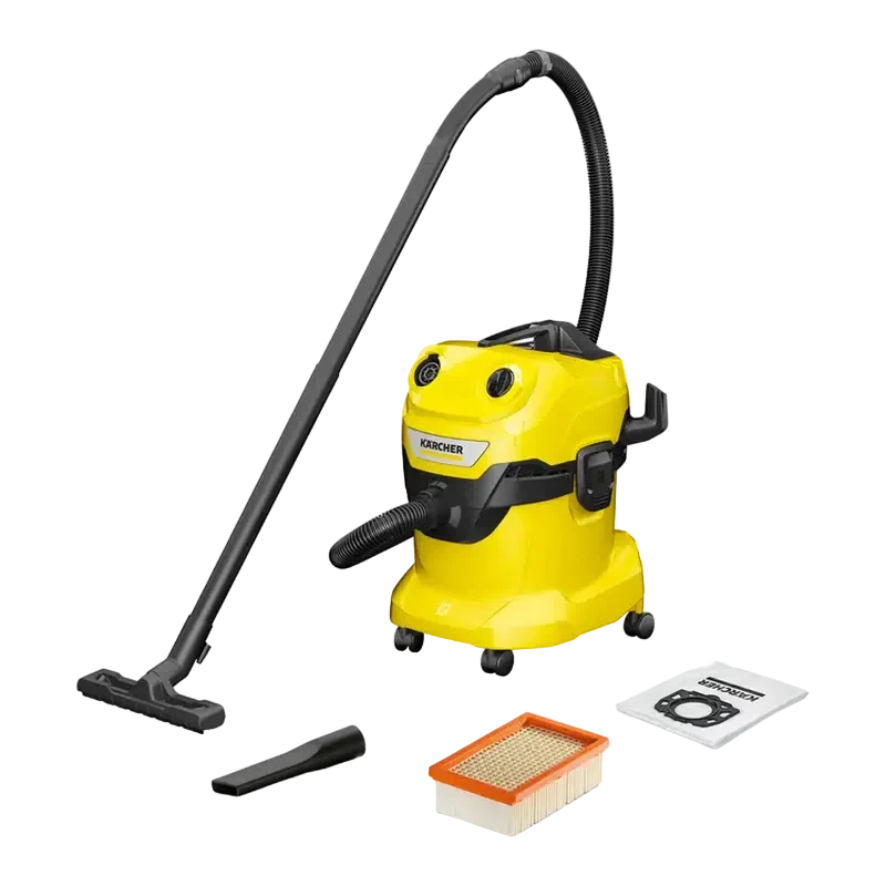 Пылесос Karcher WD 4 V-20/5/22, Желтый 3