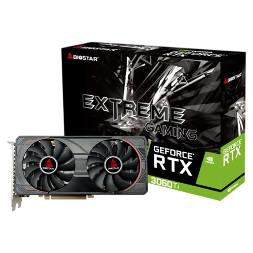 Видеокарта BIOSTAR GeForce RTX 3060 Ti, Black