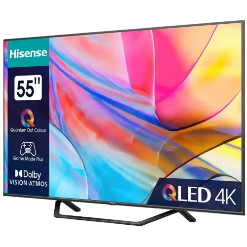 55" QLED SMART TV Hisense 55A7KQ, 3840x2160 4K UHD, VIDAA U6.0, Gri