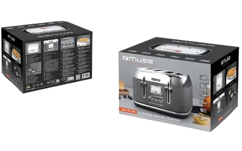 Тостер MUSE MS-131 DG, Grey