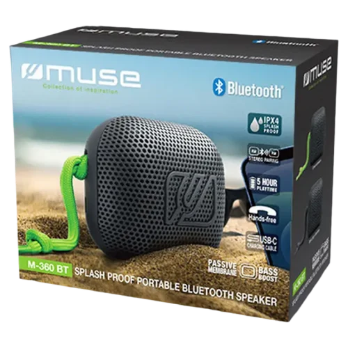 Boxă portabilă MUSE M-360 BT, Negru