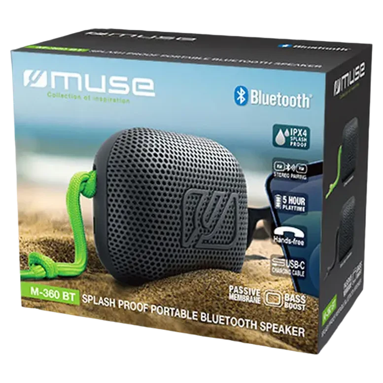 Boxă portabilă MUSE M-360 BT, Negru 4