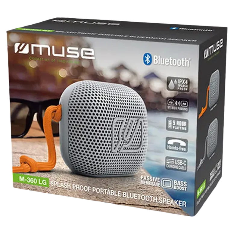 Boxă portabilă MUSE M-360 LG, Gri 4