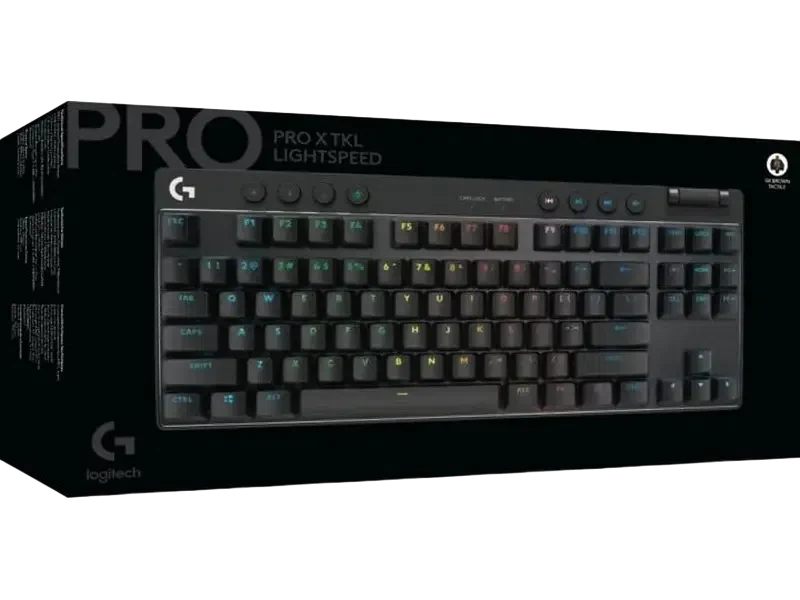 Клавиатура Logitech G Pro X TKL, Проводное / беспроводное, Чёрный 6