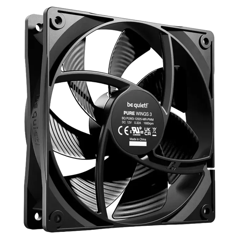 Ventilator PC be quiet! Pure Wings 3 PWM, 120 mm, Negru 2