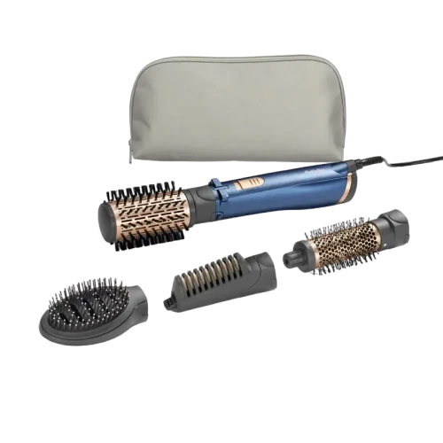 Uscător de păr-perie BaByliss AS965E, Blue