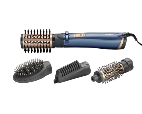 Uscător de păr-perie BaByliss AS965E, Blue