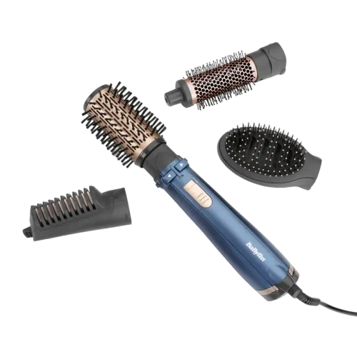 Uscător de păr-perie BaByliss AS965E, Blue