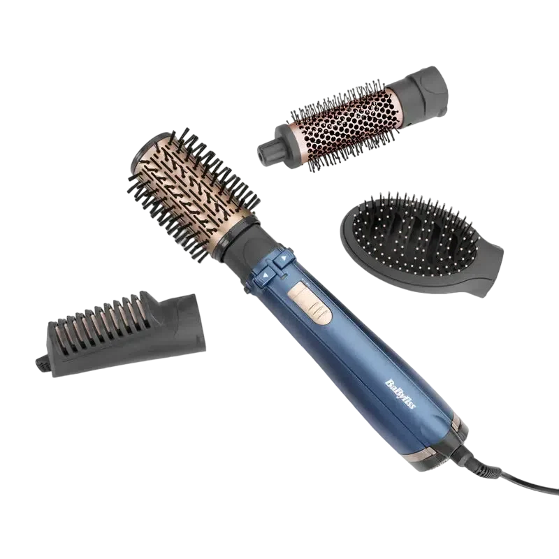 Uscător de păr-perie BaByliss AS965E, Blue 4