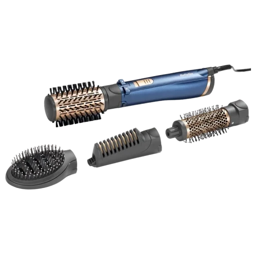 Uscător de păr-perie BaByliss AS965E, Blue