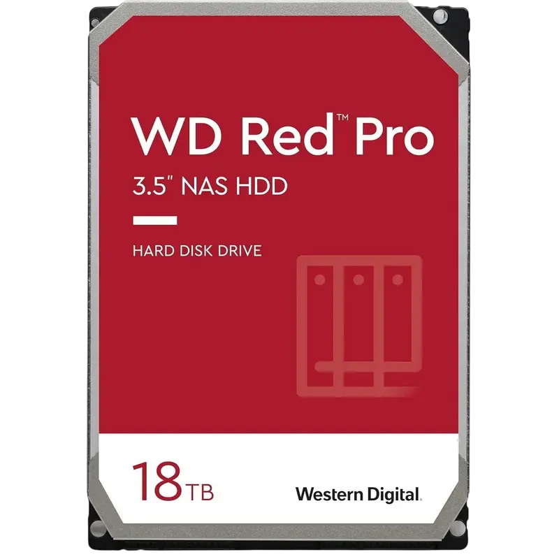 Жесткий диск Western Digital WD Red Pro WD181KFGX, 18ТБ, 3.5" 2
