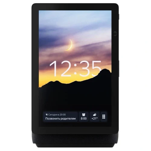 Yandex Station Duo Max with Alisa / 60W / Display 10.5" / FHD / Cam 13Mpx / Black