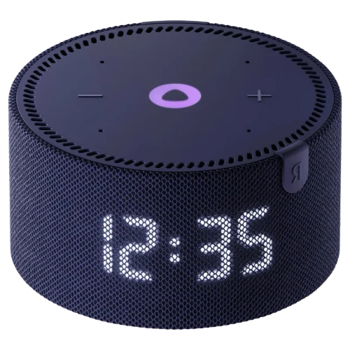 Yandex Station MINI (Clock) / with Alisa / 10W / Blue