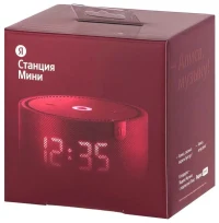 Yandex Station MINI (Clock) / with Alisa / 10W / Red 9