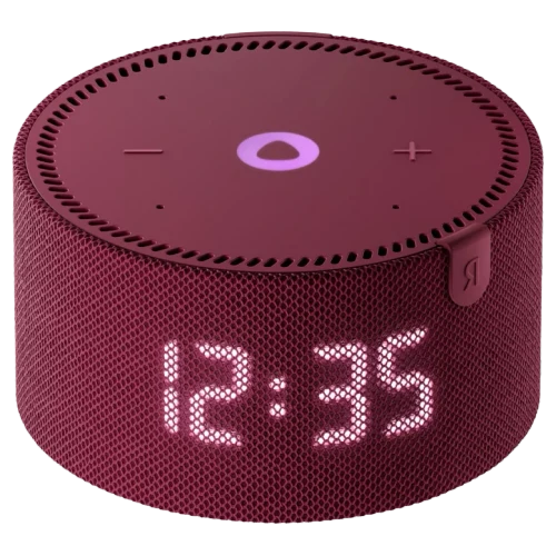 Yandex Station MINI (Clock) / with Alisa / 10W / Red