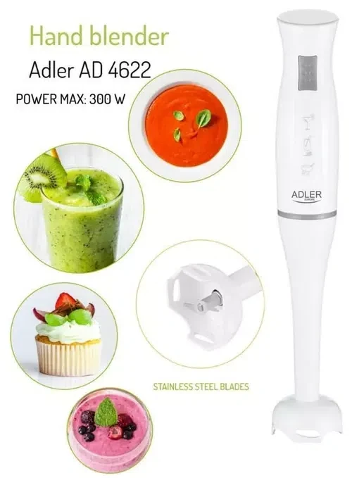 Блендер погружной Adler AD 4622, White