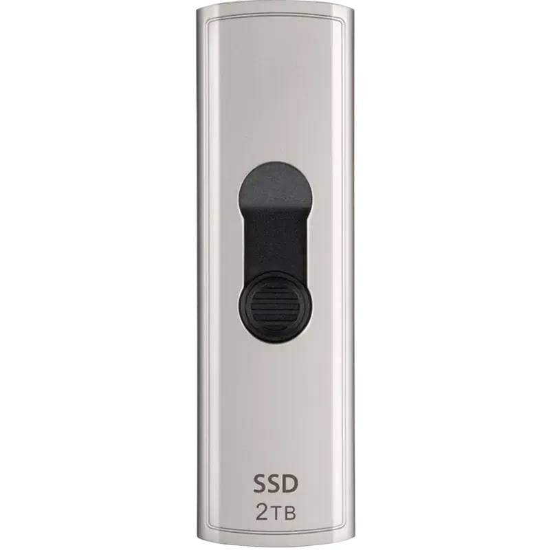 Внешний портативный SSD накопитель Transcend ESD320A, 2 TБ, Gray 3