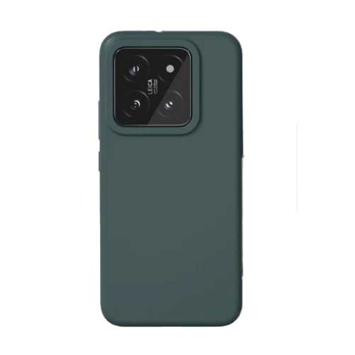 Silicon Case Premium for Xiaomi 14 Dark Green
