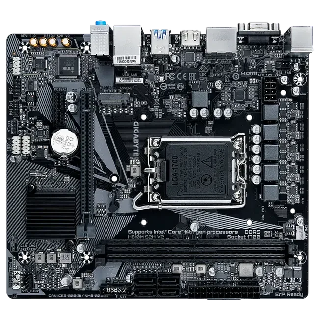 Материнская плата Gigabyte H610M S2H V2 LGA1700 Micro-ATX 2