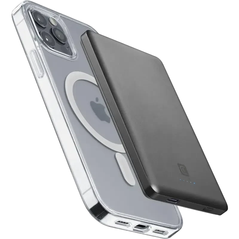 Портативное зарядное устройство Cellularline MAG LITE, Gray 3