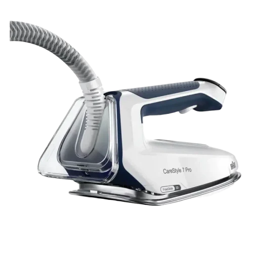 Fier de călcat cu generator de abur Braun IS7282BL, White / Blue