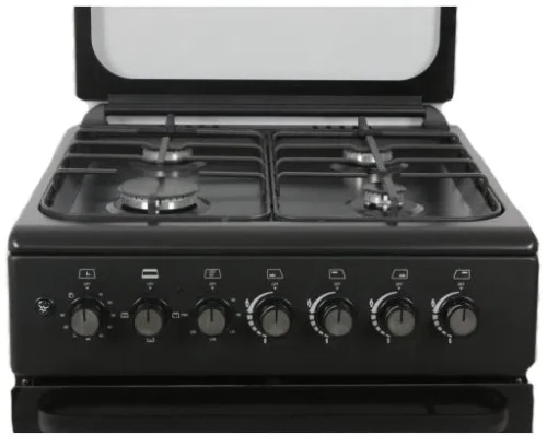 Газовая плита Vesta GC-E6060i/BL/EUR NG, Черный