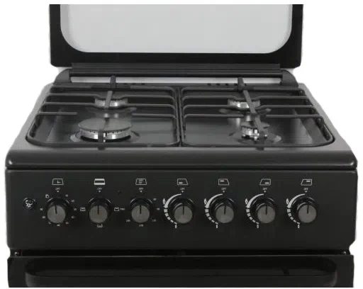 Газовая плита Vesta GC-E6060i/BL/EUR NG, Черный 3