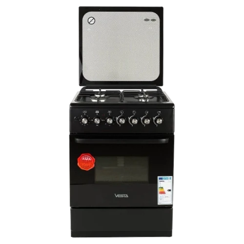 Газовая плита Vesta GC-E6060i/BL/EUR NG, Черный
