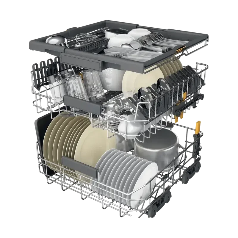 Mașină de spălat vase Whirlpool W7F HP33 X, Oțel inoxidabil 5