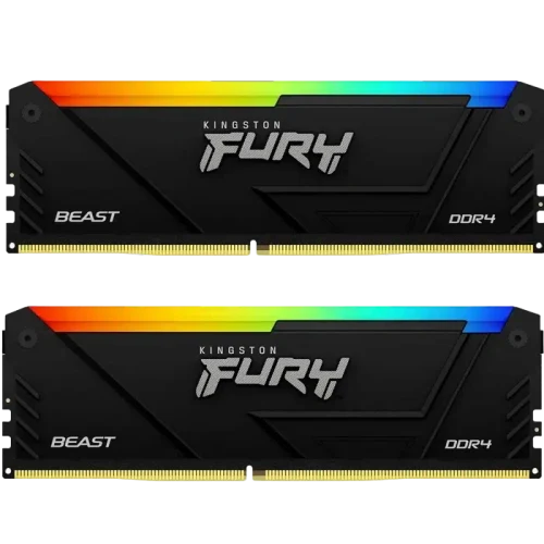 Оперативная память Kingston FURY Beast RGB, 16 ГБ, Black