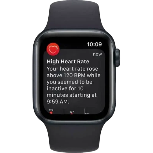 Apple Watch SE 2 (2023) 40mm Midnight Aluminium Case with Midnight Sport Band S/M