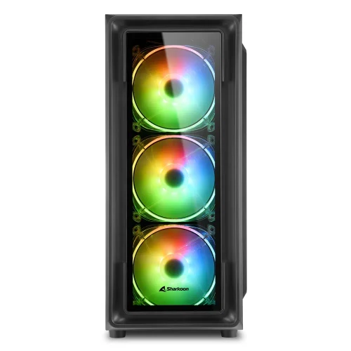 Компьютер ATOL PC1080MP - Gaming A-RGB#2.4.1 / AMD Ryzen 5 5600 / 16GB / 512GB SSD / Radeon RX 7600 / Black
