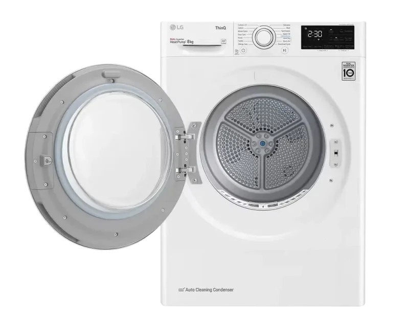 Сушильная машина LG RH80V3AV6N, White 3