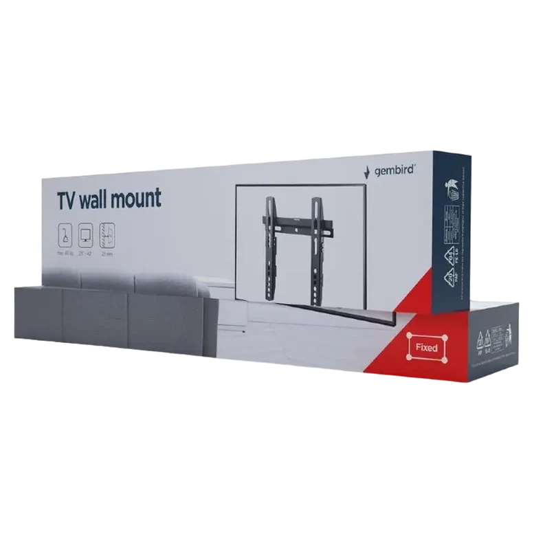 Suport pentru televizor Gembird WM-42F-02, Negru 5