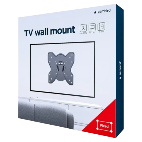 Suport pentru televizor Gembird WM-42F-03, Negru