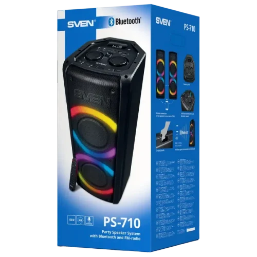 Портативная колонка SVEN PS-710, Black