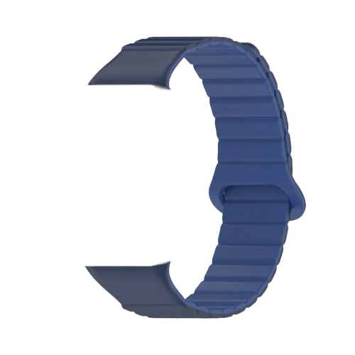 Cureluşă p/u Band 8 Pro / 9 Pro / Redmi Watch 4 Magnetic Dark Blue-Navy Blue